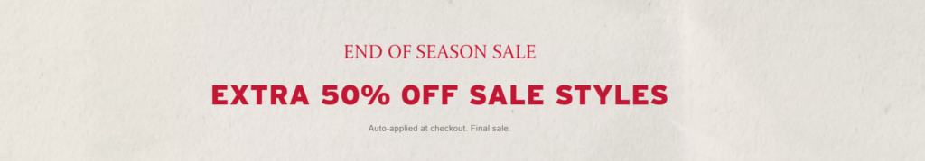 Levi’s Sale 2026:Extra 50% Off Sale